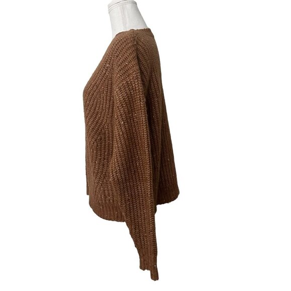 Copper Key Rust Chunky Crew Neck Soft Sweater (XL) - Picture 3 of 13
